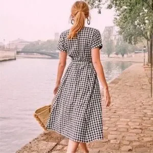 Robe sezane vichy shop